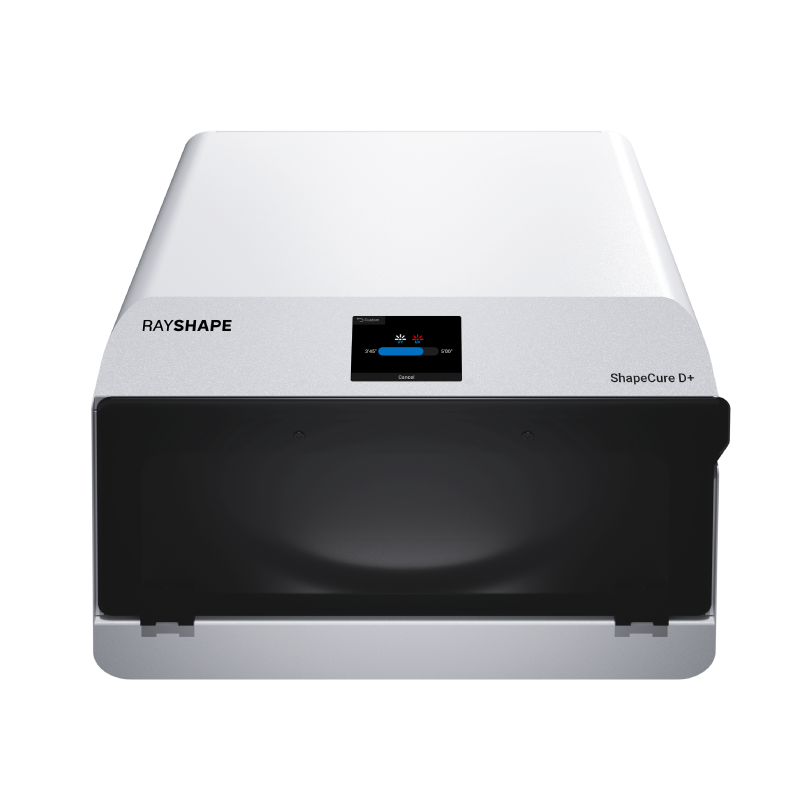 RAYSHAPE铼赛智能ShapeCure D+系列UV固化箱 光敏树脂3D打印机二次固化机 高光功率旋转热风干燥后处理设备