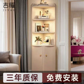 角柜转角置物架转角柜墙角收纳柜客厅拐角三角柜一体靠墙卧室边柜