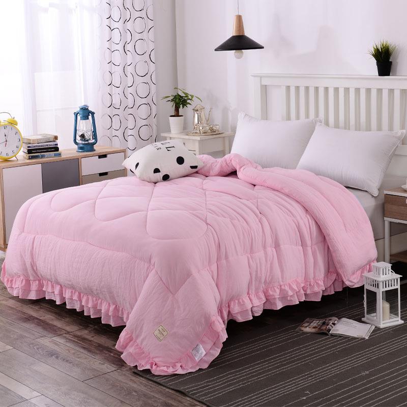 水洗棉冬被加厚保暖被芯学生单双人8斤10斤丝棉被子秋冬被褥斜纹