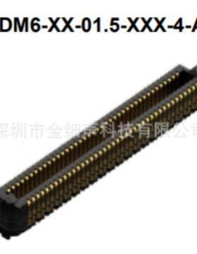 SAMTECADM6ADF6连接器间距P=0.635