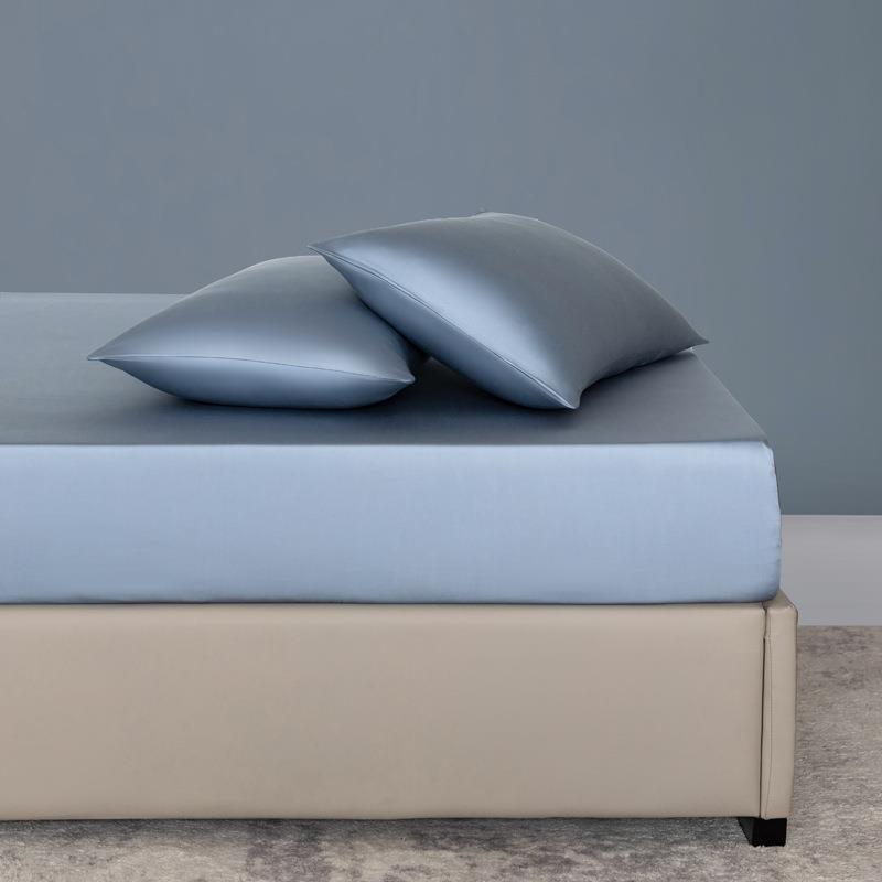 60支天丝床笠单件冰丝床罩防滑固定夏天纯色床垫套莱赛尔天丝床笠