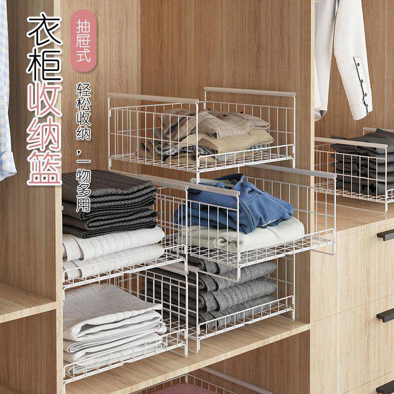 宿分隔舍衣柜收纳层抽屉架隔板衣衣服整理神器物房间隔断层置物架