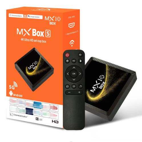 MX10BOX网络电视电影机顶盒5G语音遥控播放器TV BOX