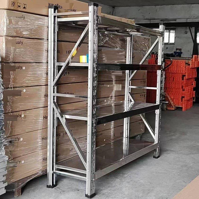 不锈网钢货架格04多3架商用冷库架子仓储组合整理架2层01置物架YS