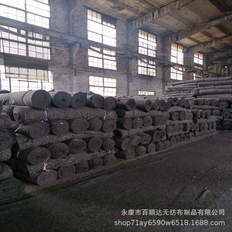 湿土工毛毡公路GRK保布树养护家居包装木毯大棚保湿黑心棉毛毯