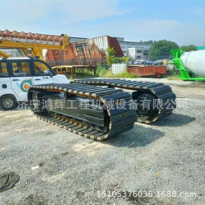 体液马达驱动履带底行盘载重底GDP-20T压盘实厂家挖机链条式机械