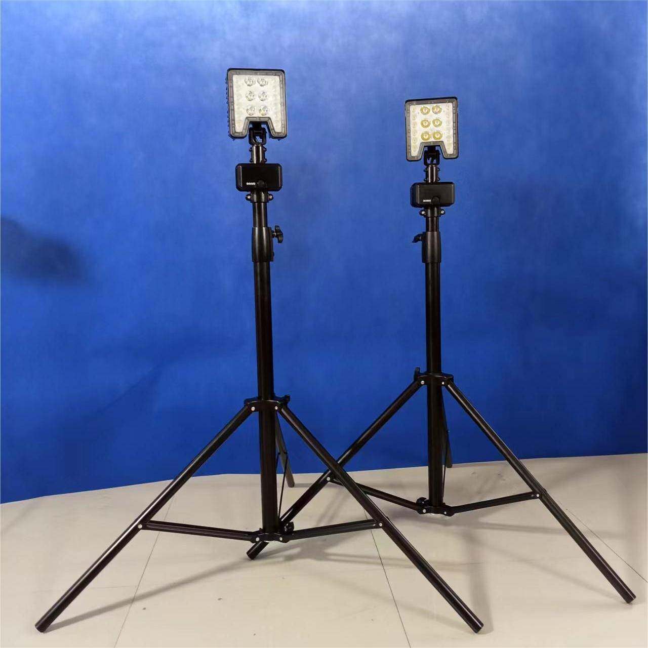 FW2601便携式升降工作灯简易型应急LED手提肩背三脚架聚光照明灯