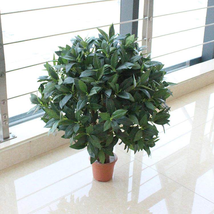 -真植物仿榄树圆球形绿橄店植盆栽塑料假树室内客厅酒门口装饰盆