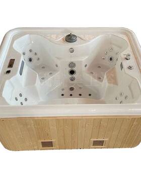 4人户外浴缸亚克力缸恒温缸按摩大池泡澡浴池spa pools hot tubs