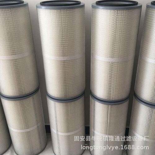 抛丸机除尘滤3喷砂机真空吸机25*660滤芯砂QAI聚酯纤维粉尘筒滤芯