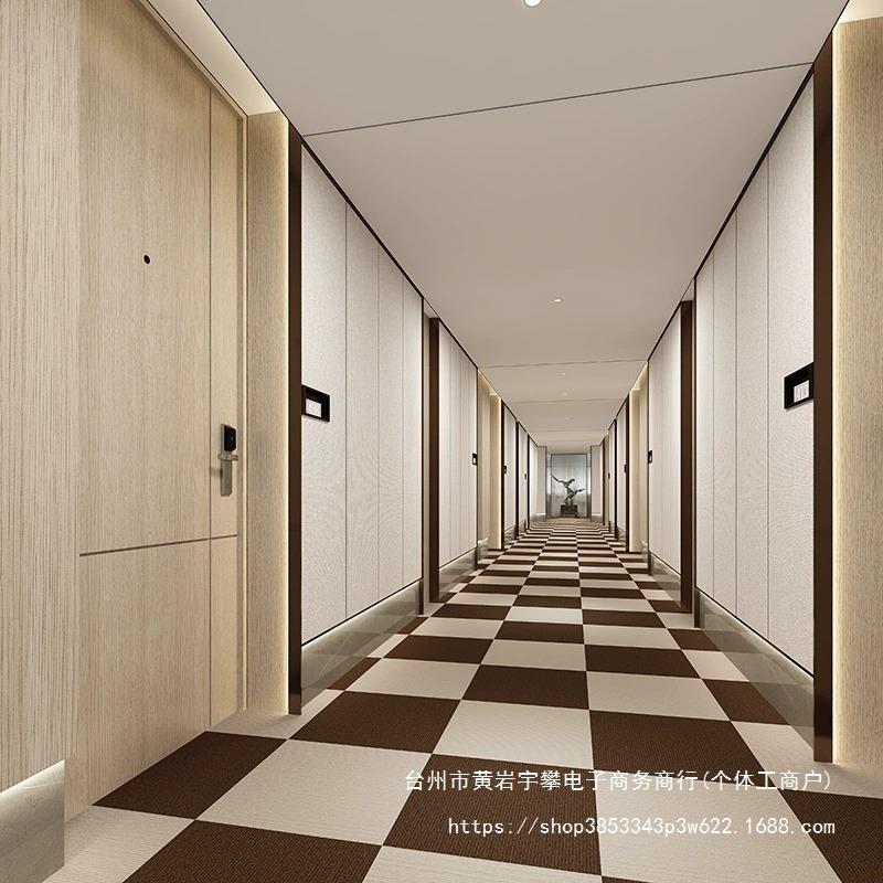 自地毯卧室客厅拼接方滑块铺办公室全粘商66573868用地板铺垫防水