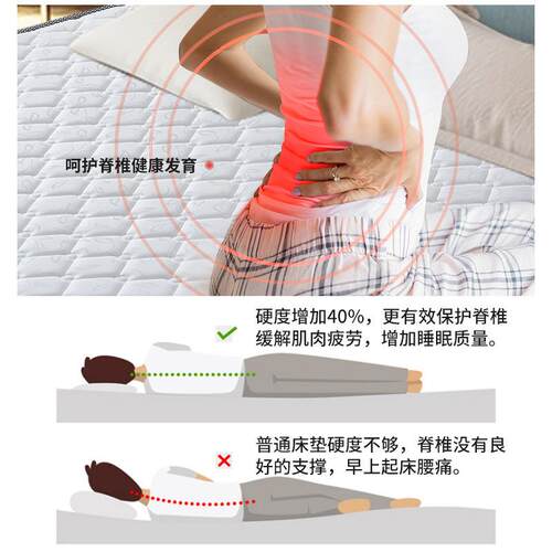 1.5米榈硬垫榻榻米E椰棕床垫垫出租房乳棕1NDD棕.8m家用胶床垫子