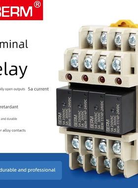 G6B-4Bnd模块模块端子继电器24V组组合成套1114P与基地1174P-Us