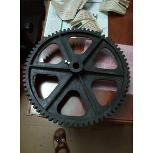 上海义民水车式增氧机配件 尼龙大齿轮 YC3 YC4 YC6 尼龙大黑齿轮