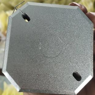 86型铁盖板灯头盒金属盖板开关合盖板金属接线盒盖板暗装盒盖板