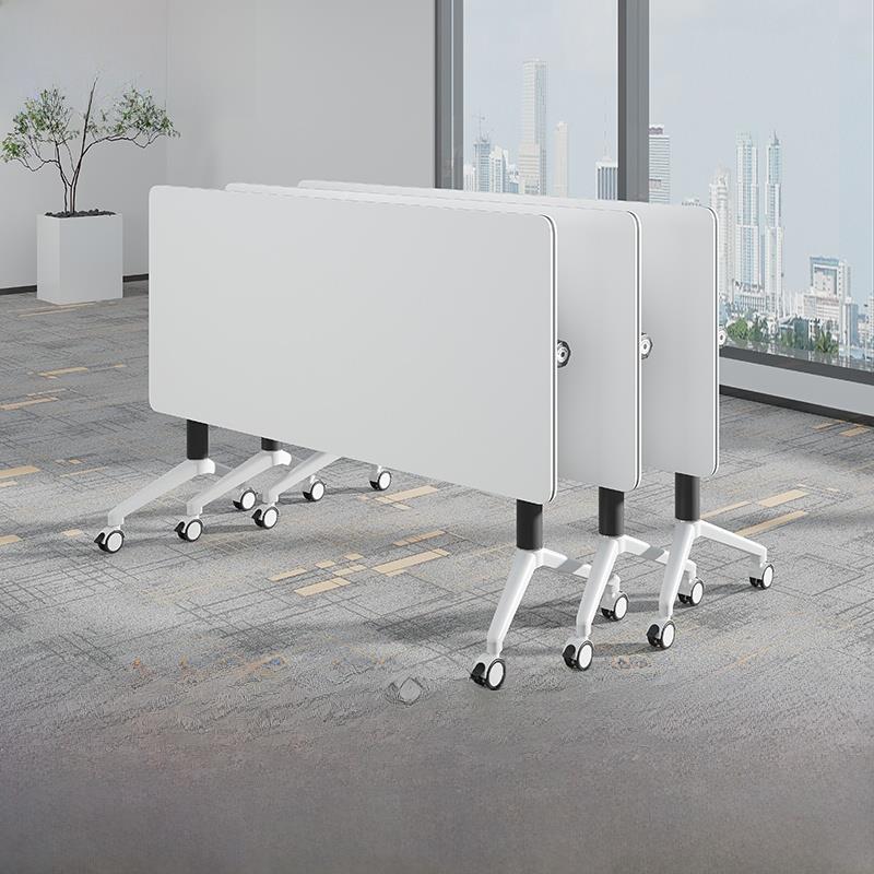 拼接会议桌培训桌椅组合移动长桌办公桌教育机构培训桌折叠桌