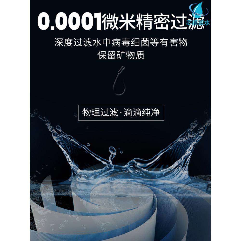 汇通4040反渗透RO膜纯水机直饮机净水器滤芯8040纳滤高低压膜元件