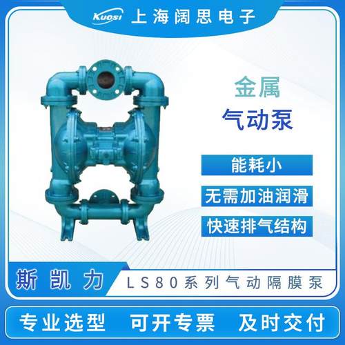 Skylink气动隔膜泵LS80金属大流量隔膜泵液体输送管道泵