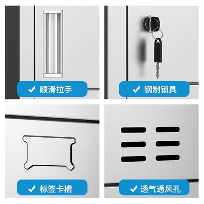 34不锈盘钢餐柜员工YZS1077食堂多门碗柜餐厅职校工餐具柜学饭0盒