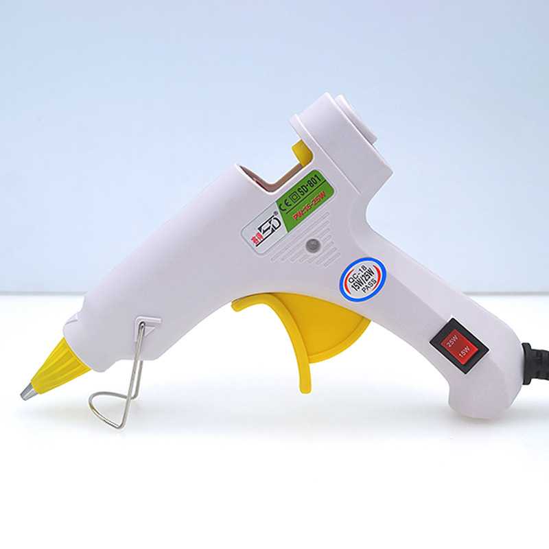 赛得SD-801热熔胶枪 15w/25w白色两档手动变温小胶枪