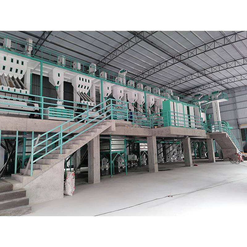 50吨新型全自动碾米机组合碾米机大型谷子脱皮碾米机成套设备