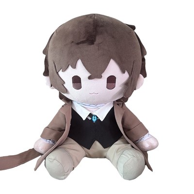 文豪野犬太宰治中原中也棉花娃娃40cm坐姿抱枕玩偶大公仔动漫周边
