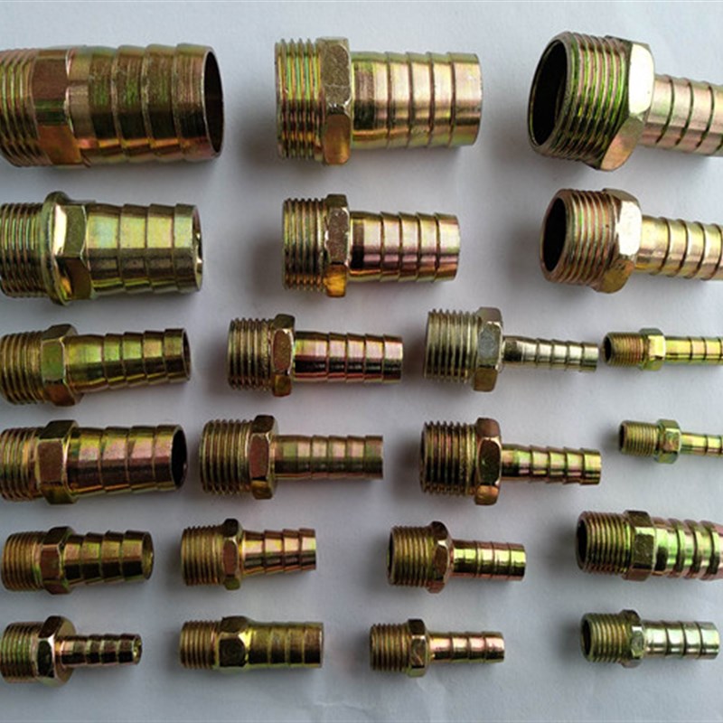 水管接头3分4分6分1寸插12 14 16 19 镀锌铁外丝宝塔螺纹软管接头