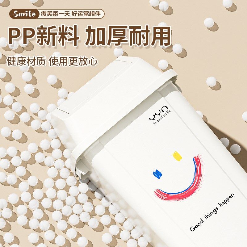 带轮垃圾桶商用2025新款方形无盖大容量家用厨房超大号带盖卫生桶