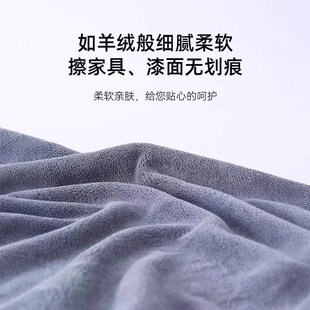 擦地专用抹布无水印擦木地板吸水夹拖把替换布加大加厚保洁拖地巾