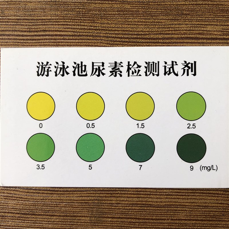 尿素检测游泳池澡堂浴室尿素测定分析快I速试剂盒验水盒尿素测试