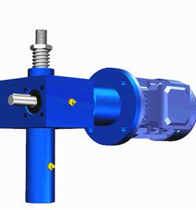 工厂供应滚珠丝杆升降机SJA5TSJB10T螺旋丝杆升降机蜗轮升降机