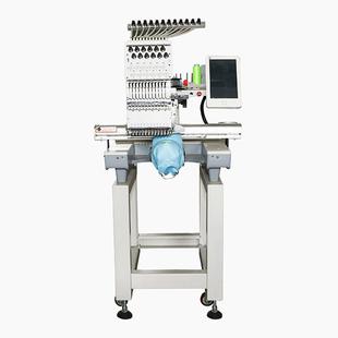 全新电脑绣花机单头小型全自动家用皮革袜子成衣名字贴服装 刺绣机