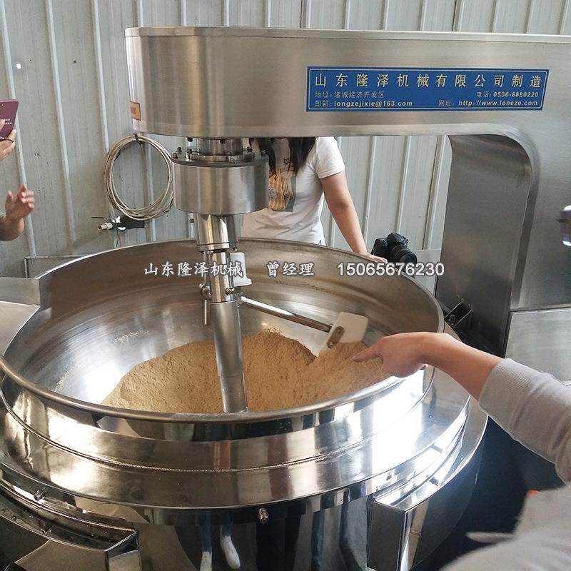 炒面粉的机器多少钱 行星搅拌面粉炒锅 不粘锅不糊锅