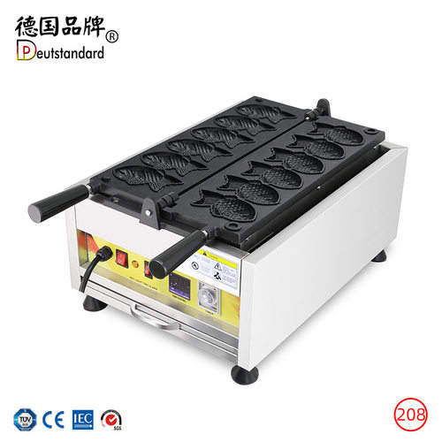 鲷鱼烧机商用鱼型华夫饼五谷电热鲷鱼烧烧炉烘烤炉红豆饼小鱼仔饼