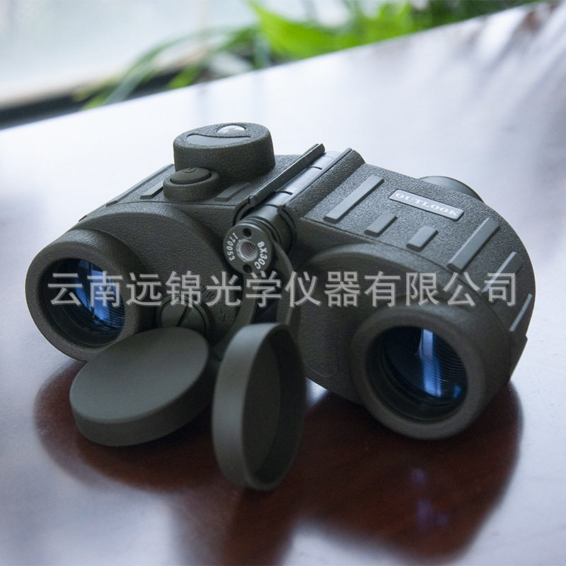 望远镜厂家 8X30带罗盘测距微光高清高倍 双筒望远镜 望远镜