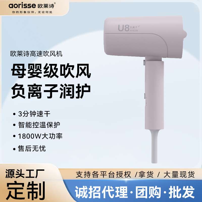 国标专业家用电吹风可折叠大功率负离子吹风宿舍不伤发速干吹风机