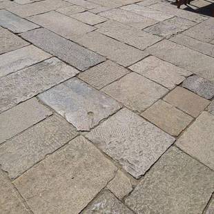 青石板地砖不则规老石板自然地面铺VDM老石条庭园院林文化石