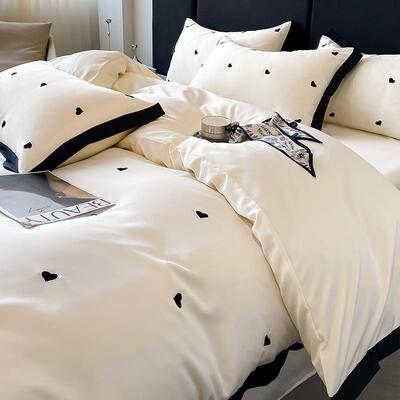 152025新款夏床四上用季品公主风冰丝件套丝滑KHKan8Sti裸睡被套