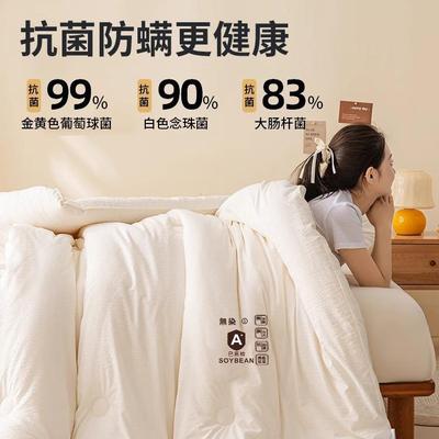 a子类母婴级原棉大豆被宿芯舍单春秋被加厚保人暖NCB被家用双人冬