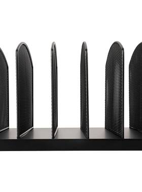 金属办用品金属公6间桌面垂直纳文件ZJJ隔收架整理架网格