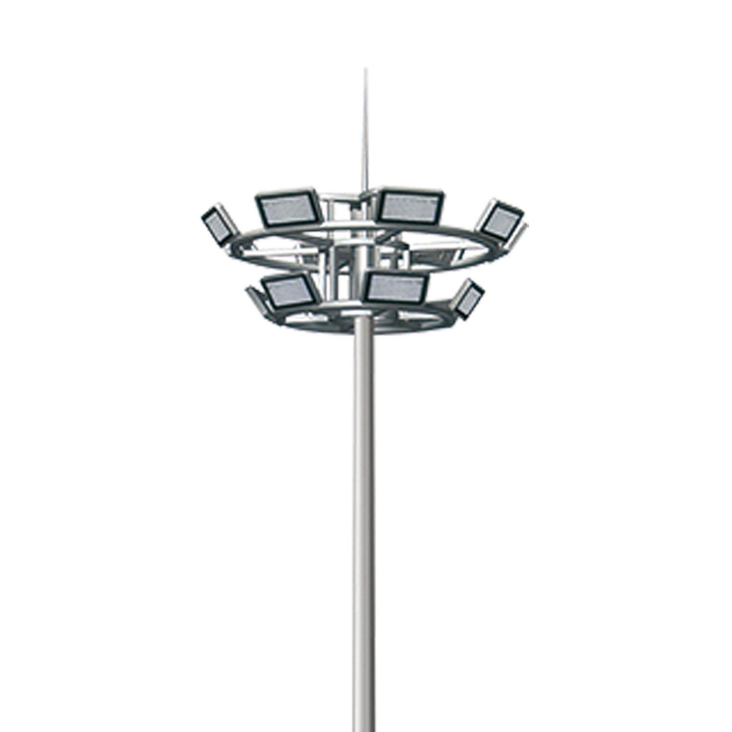 LED高杆灯户外道路照明IP65防水多头路灯杆一体化广场照明灯