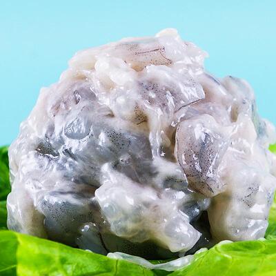 新鲜虾滑冷冻海鲜滑嫩虾肉火锅食材黑户虾虾滑95虾肉
