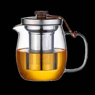 家用耐高温加厚过滤泡茶器花茶壶大号简约茶具套装 玻璃泡茶壶新款