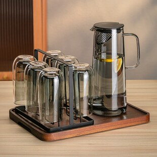 双层咖啡杯家用水杯早餐杯耐热防烫拿铁牛奶简约杯子玻璃杯绿茶杯