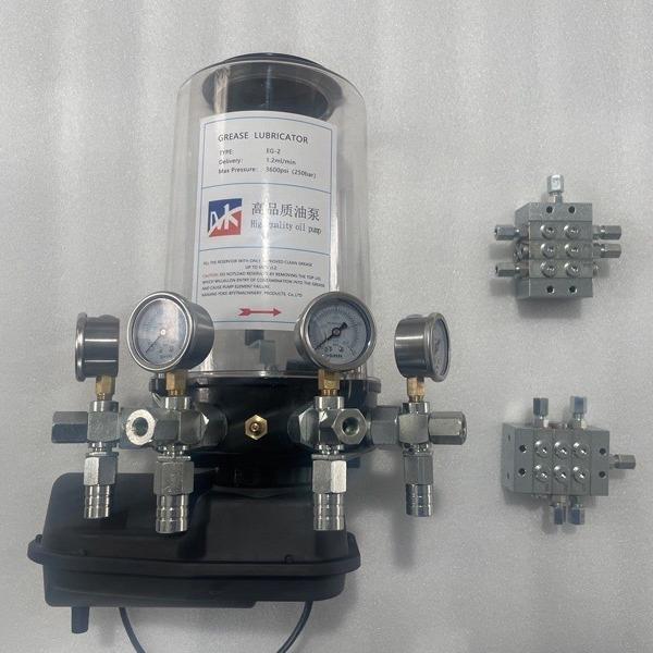 全自动润滑泵VAO注油器浓油油脂泵拌电动黄泵380V站220搅V24V4出