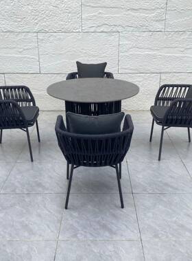 户外藤桌椅庭花院园休闲藤民椅别墅阳光房酒my-20259店宿露台编家