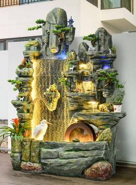 厂家直销客厅卧流室阳GAF部台个案场店水摆件售楼大厅公司酒水景