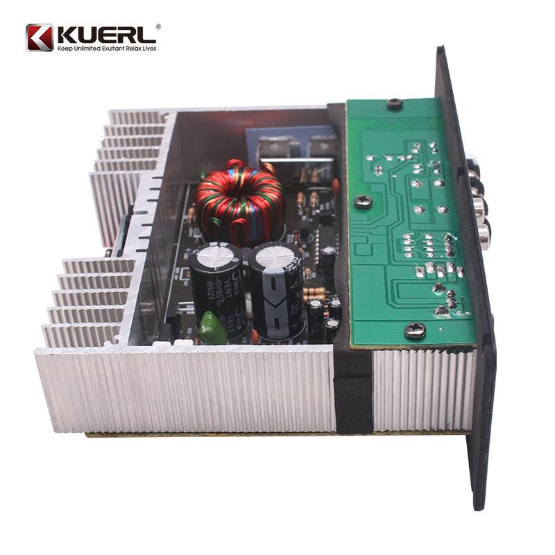 厂家车载音响改装12V24V额定RMS80W汽车超薄低音炮内置功放板