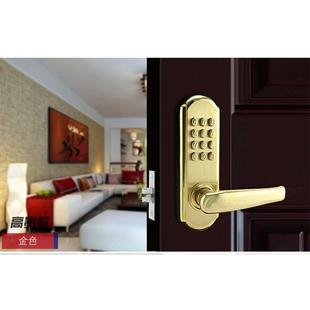 机械密码锁门锁办公家用房间索安密门码锁MYY户外纲防不绣水密码