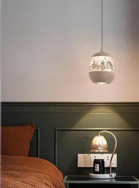 SPDS88意式简床头可升降师触摸艺术雪山小极吊灯吧台围设计卧室餐